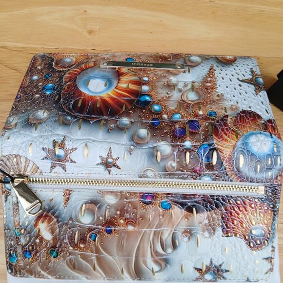 Brahmin Large Duxbury & Ady Wallet NWT Sea Jewel - Picture 3 of 7
